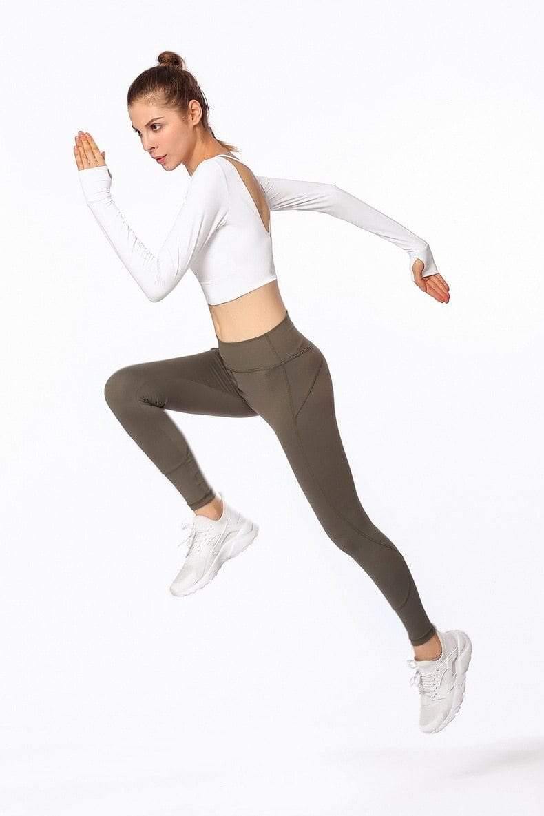 Gloria Backless Shirt - YogaSportWear